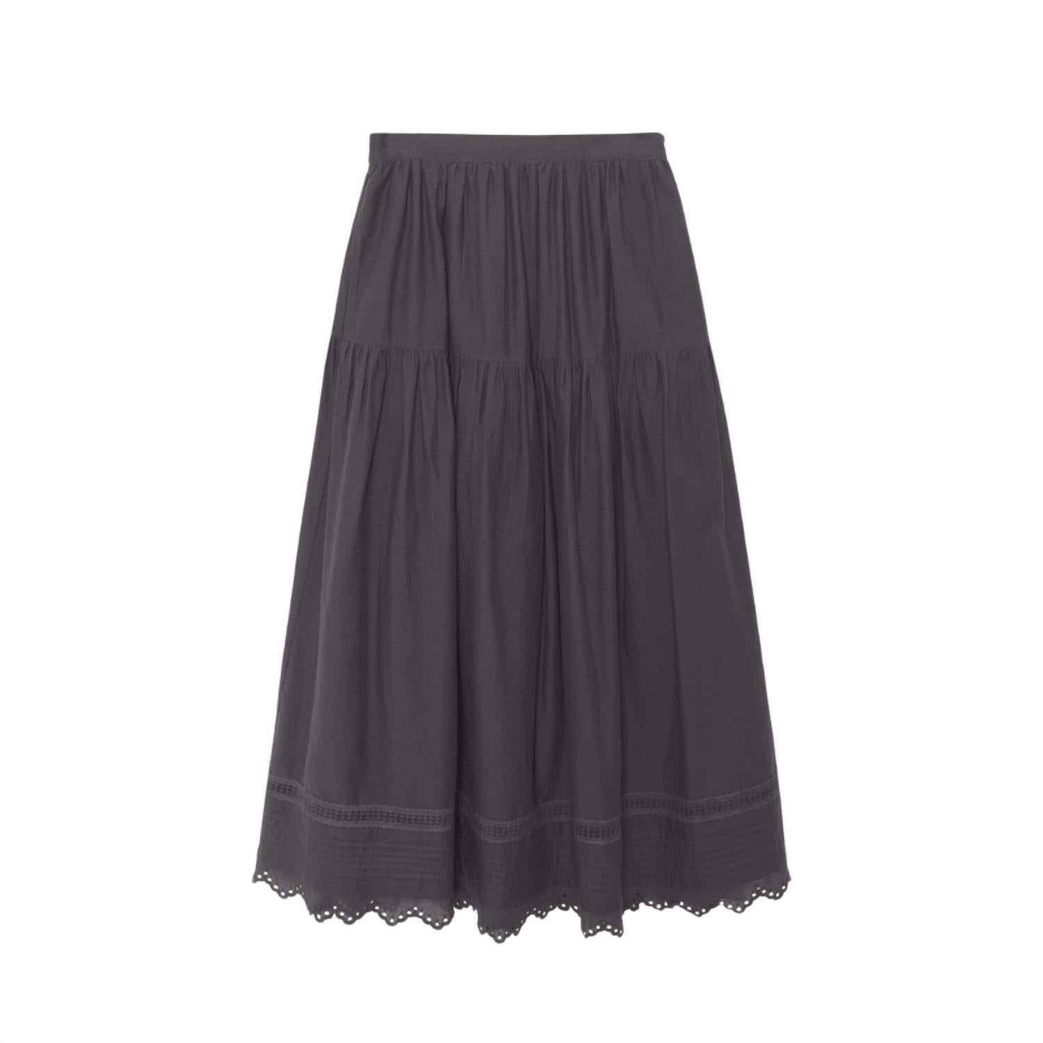 XIRENA Tilda Midi Skirt in obsidian - women's skirt - view 4