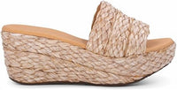 Chocolat Blu - Women's Yunis Raffia Wedge Sandal