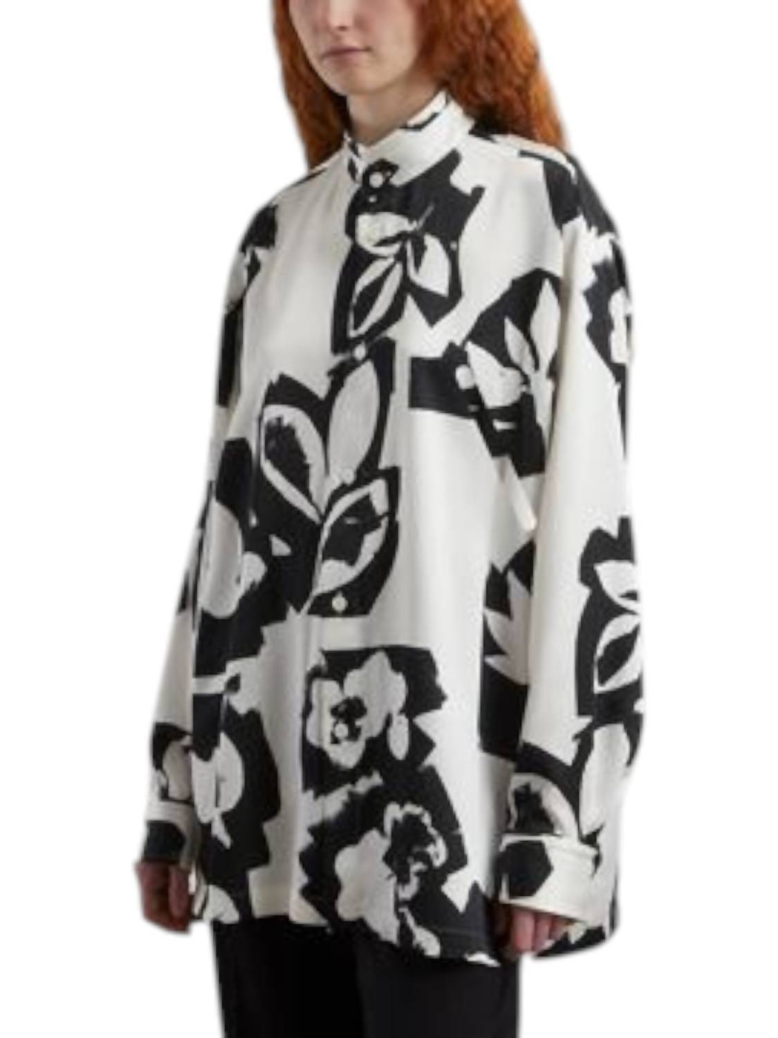 Issey Miyake - Physiotype Satin Long Sleeve Shirt