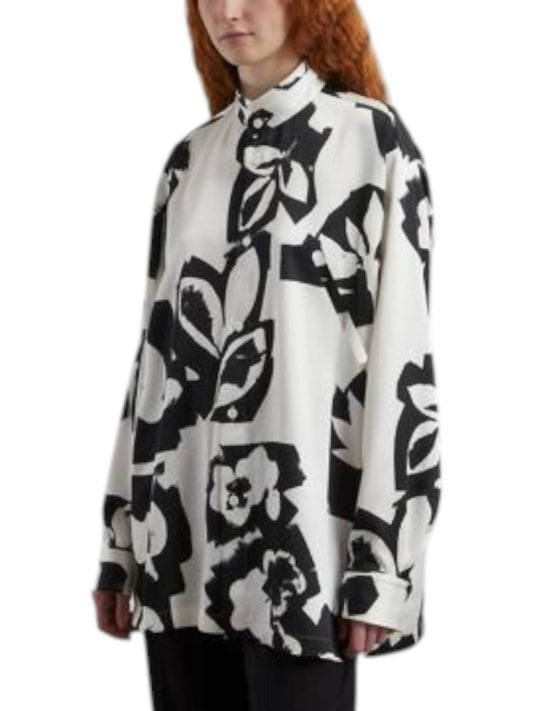 Issey Miyake - Physiotype Satin Long Sleeve Shirt