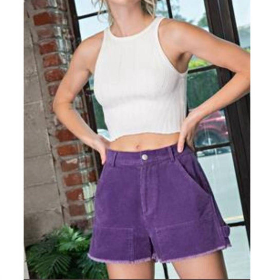 Eesome - Corduroy Mineral Washed Shorts