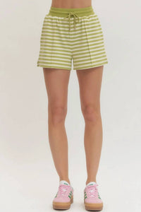 Entro - Stripe Lounge Shorts