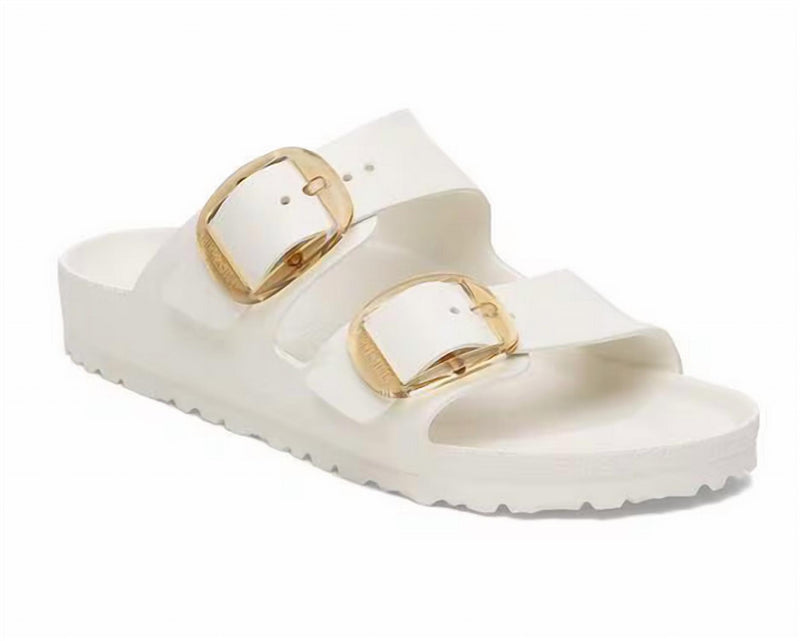 BIRKENSTOCK Women's Arizona Big Buckle 1029651 Sandal in egg shell - women's sandal