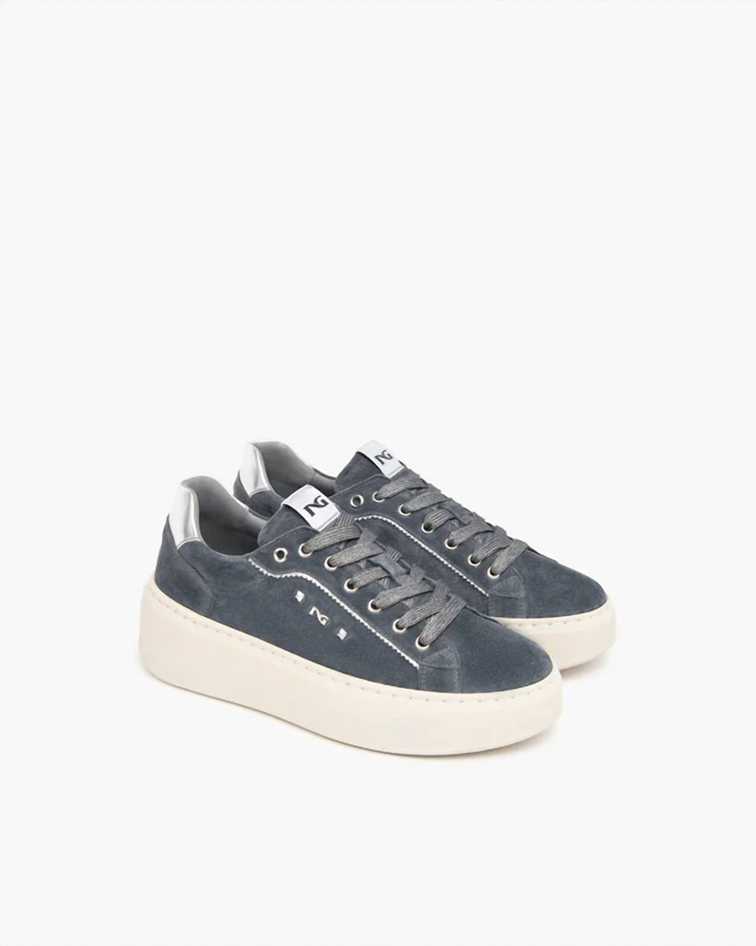 Nerogiardini - Women's Velour Sneakers