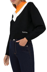 Valentino - Colorblock Viscose Pullover Sweater