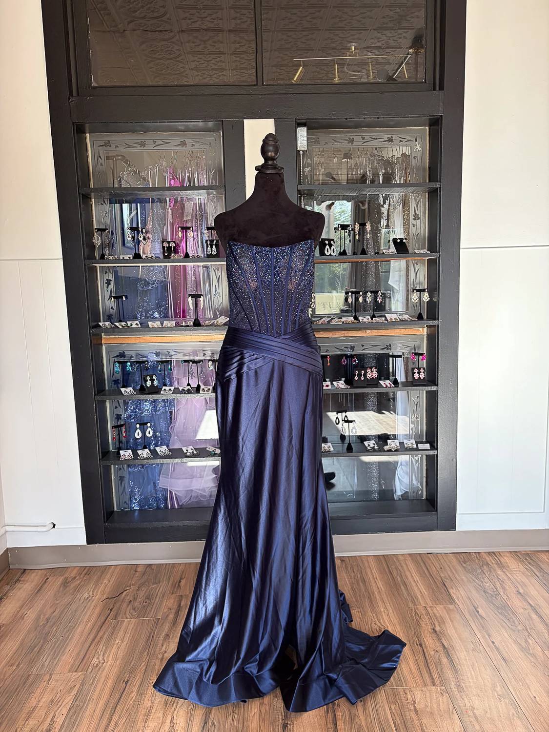 Sherri Hill - Women's Strapless Mermaid Tie Dress