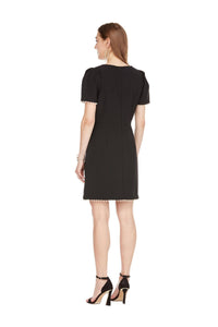 Jade Melody Tam - Pearl Trim Mini Dress
