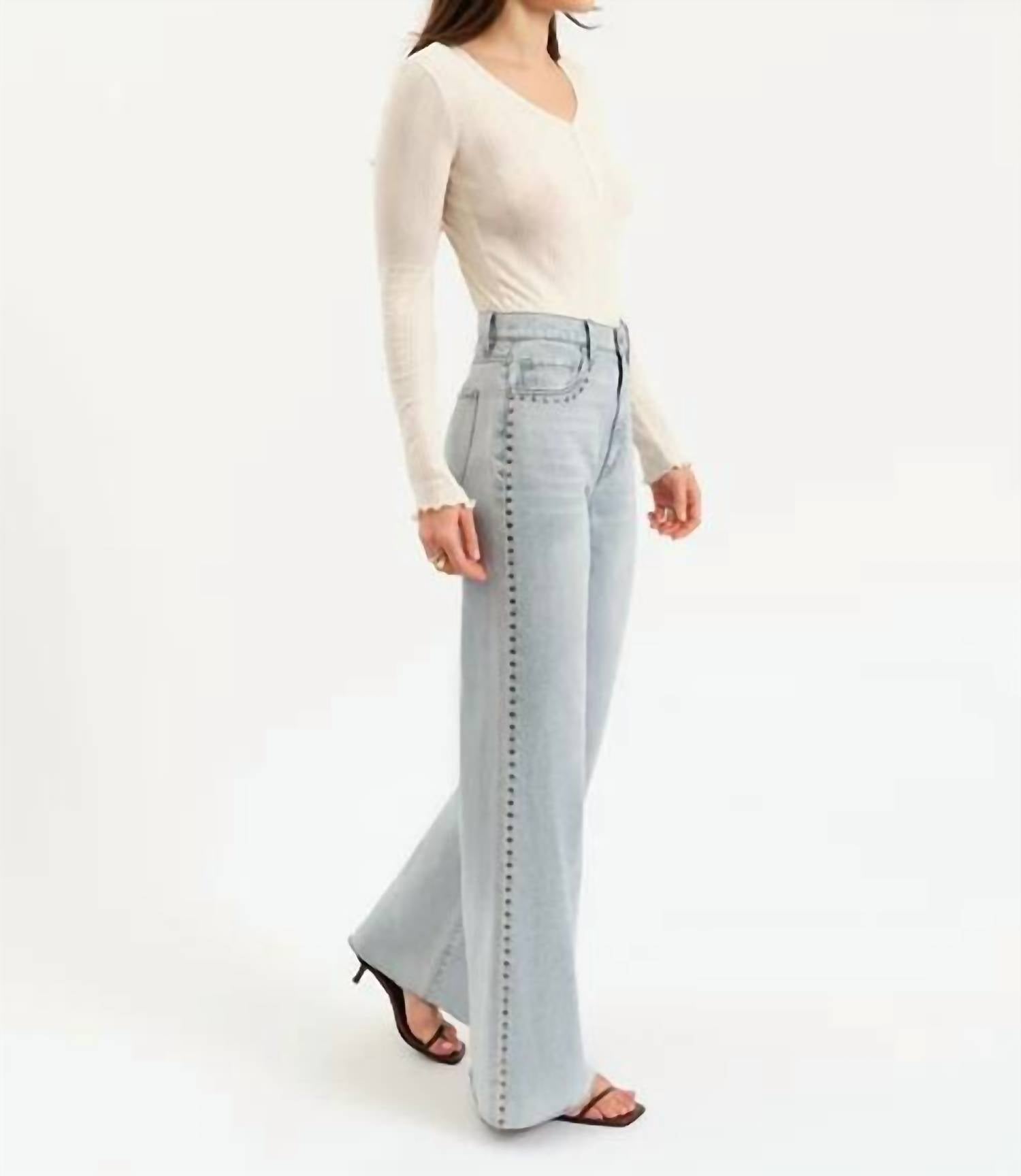 Daze - Far Out Highrise Wide Leg Jeans
