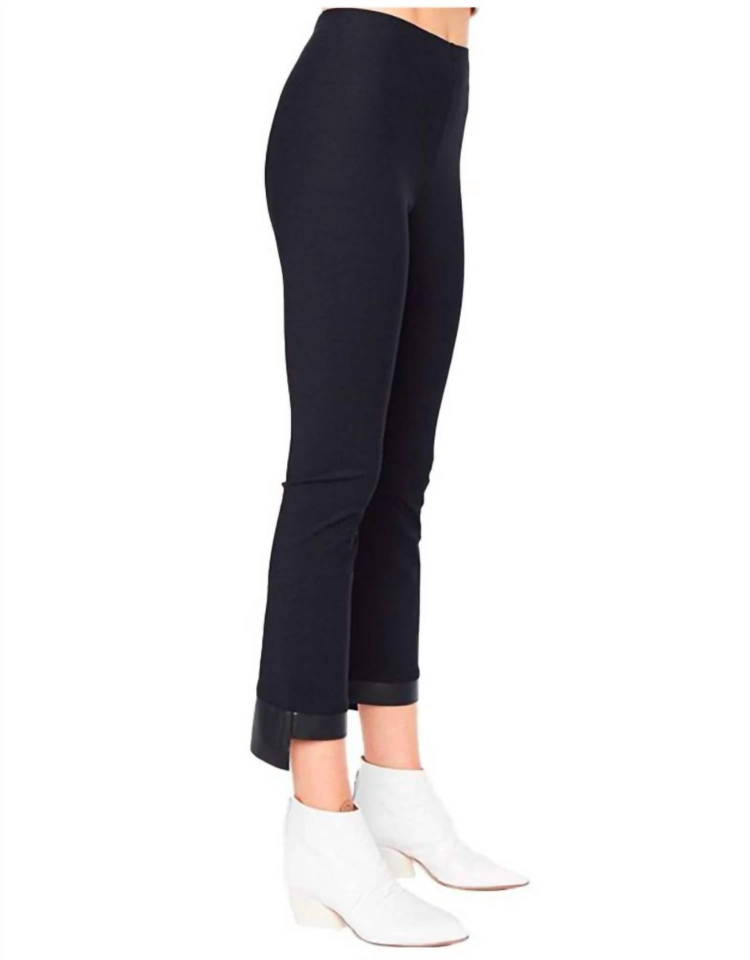 Elaine Kim - Olga Leather Step Tech Stretch Legging