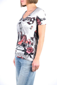 Dolce & Gabbana - Pre-loved A Los Toros Matador And Bull With Floral Accents Cotton T-shirt