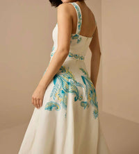 Hemant & Nandita - Midi Dress With Bucket Belt
