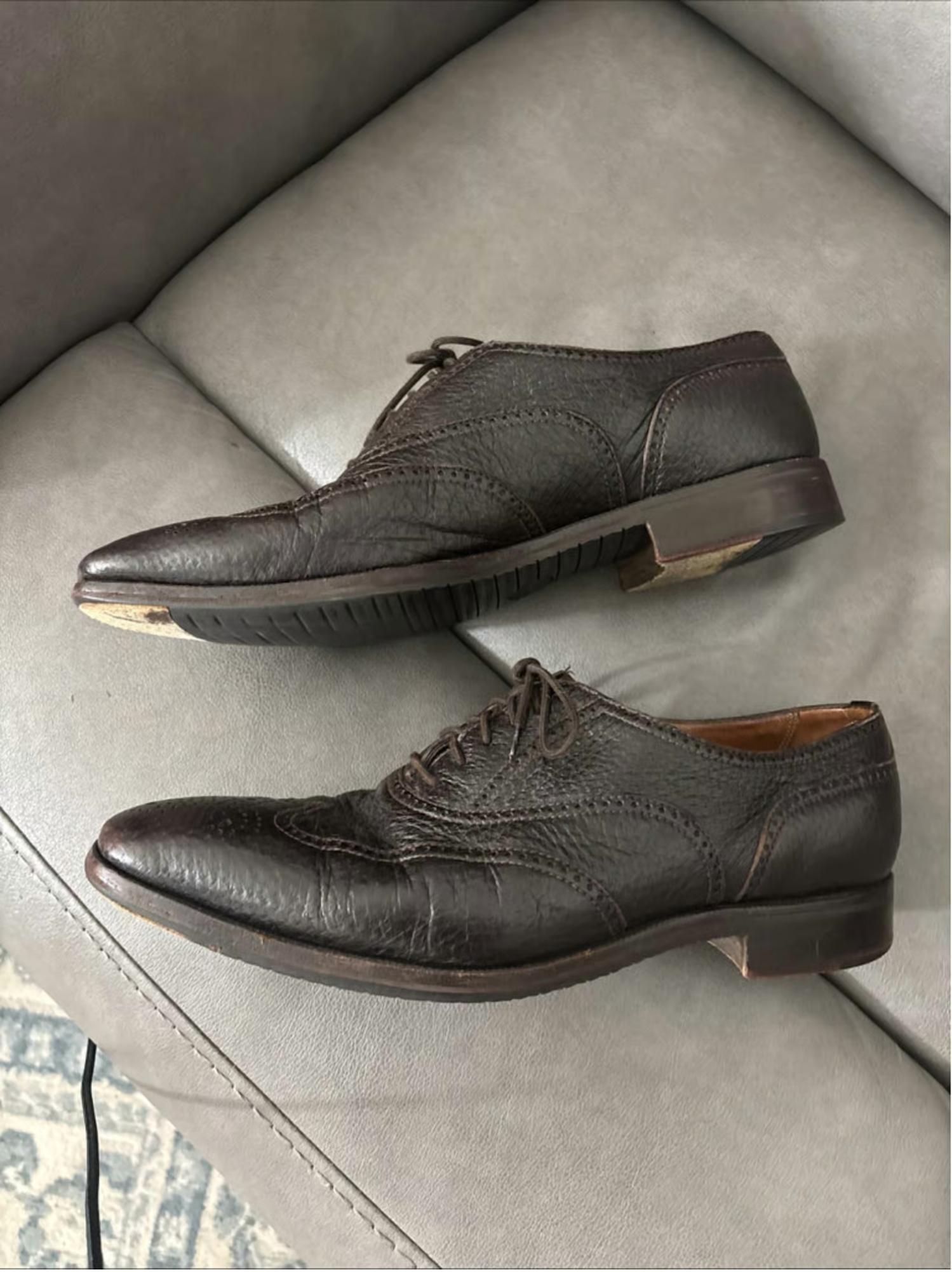 Gravati - Men's Peccary Dress Leather Oxfords