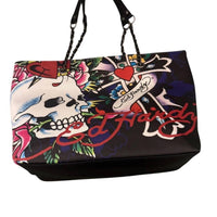Ed Hardy Women's Skull Graphic Tote Bag in multi - women's bag