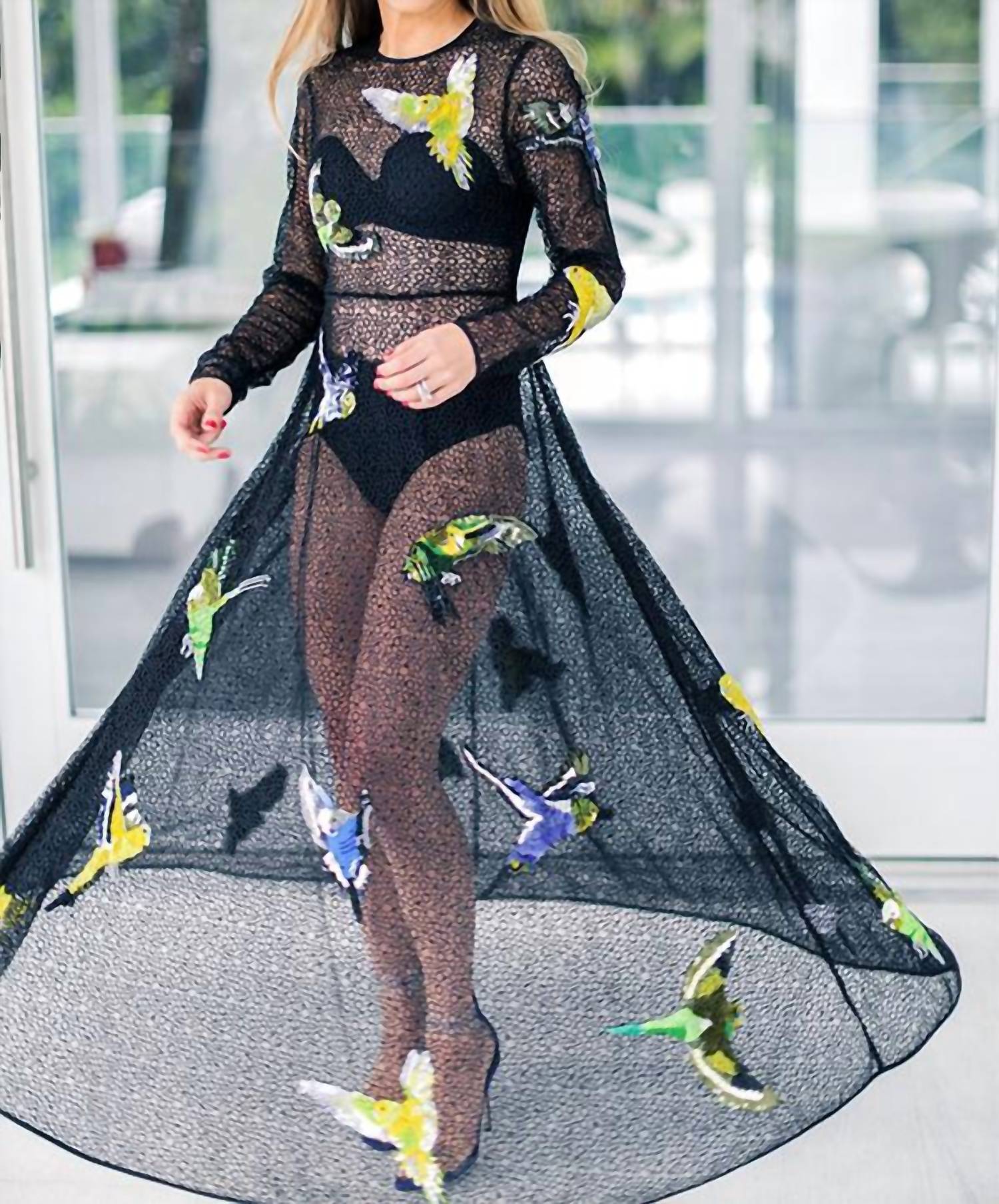 Romance Was Born - Fly Away Budgie Long Sleeve Gown
