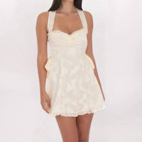 Lucy In The Sky - Floral Strappy Back Mini Dress
