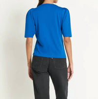 Nation LTD Nahal Top in sapphire 2 - women's shirt - alternate view