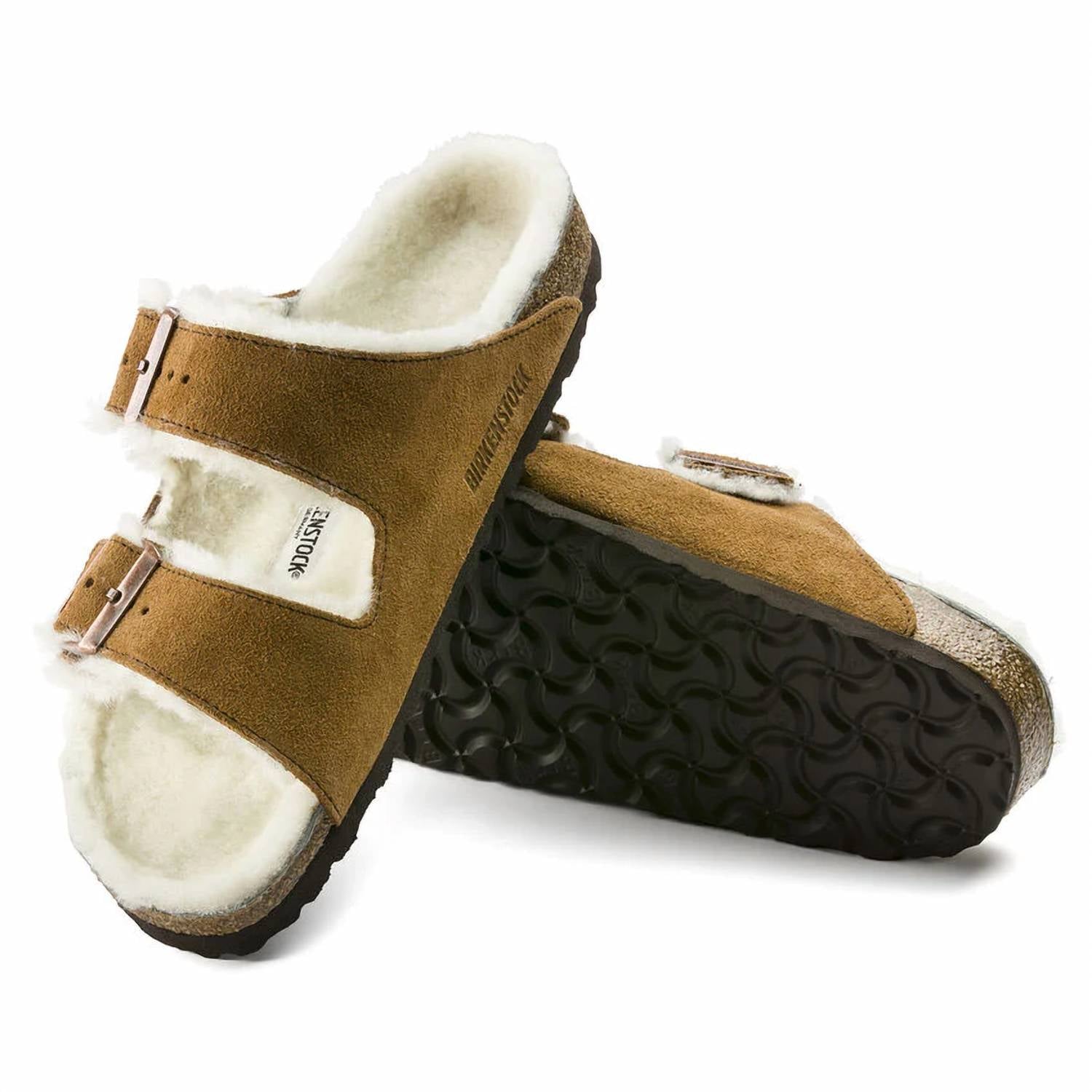 Birkenstock - Women's Arizona Shearling Suede Sandals