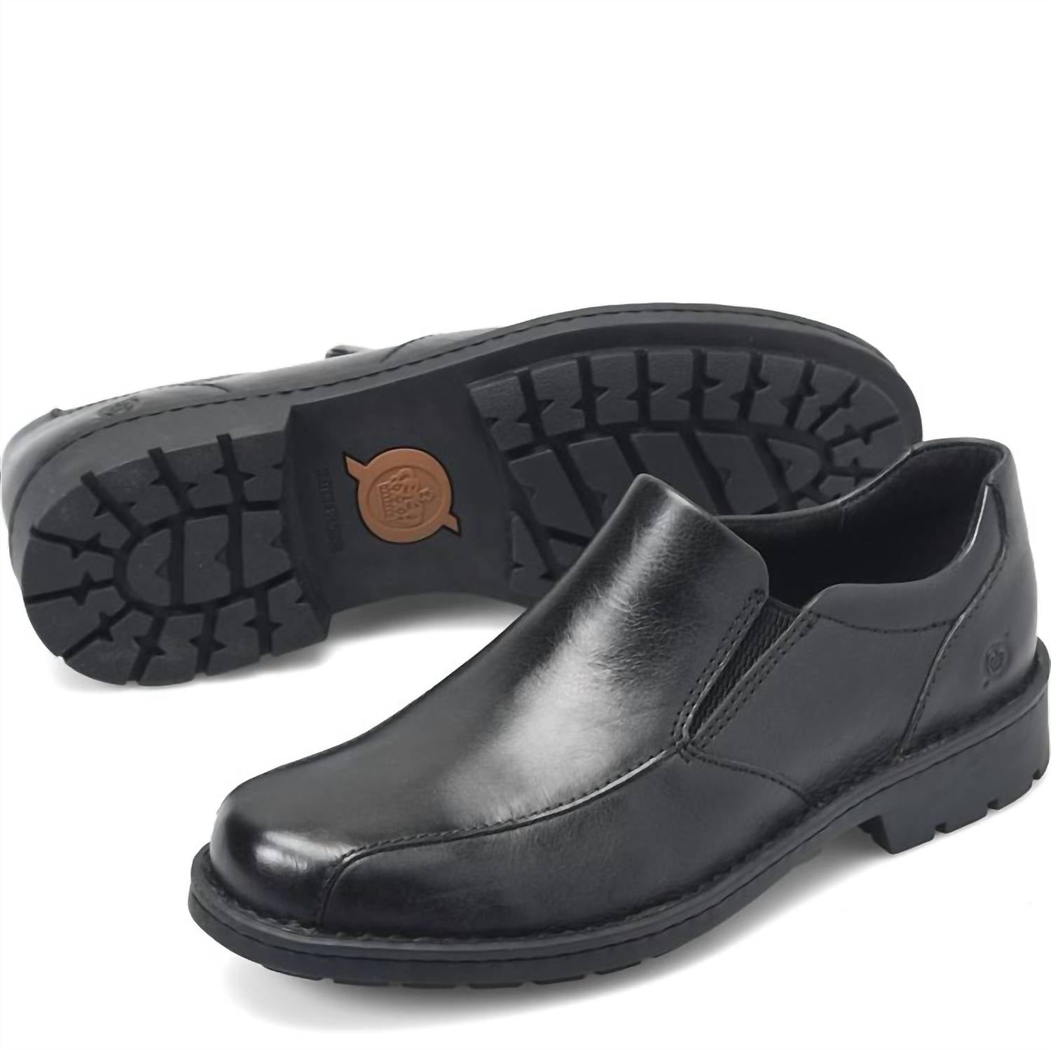 Born Men's Laken Slip On in black - men's loafer