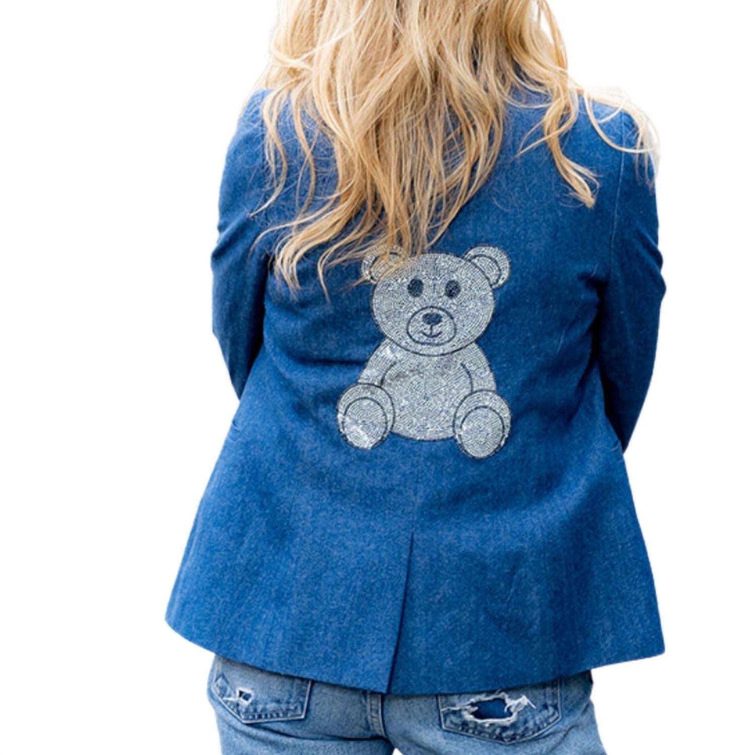 Hipchik - Crystal Teddy Graphic Blazer