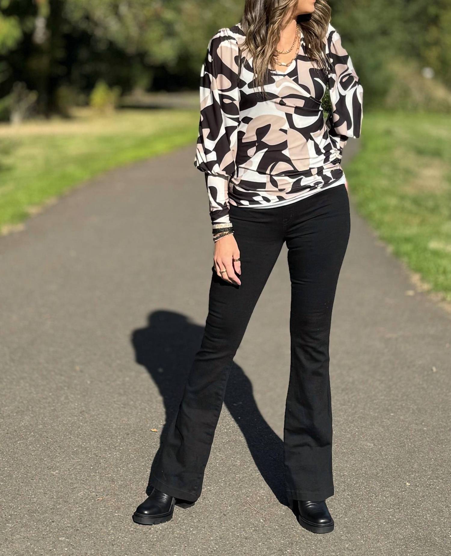 Spanx - High Rise Flare Jeans