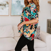 Jodifl - Pretty in Paradise Floral Blouse