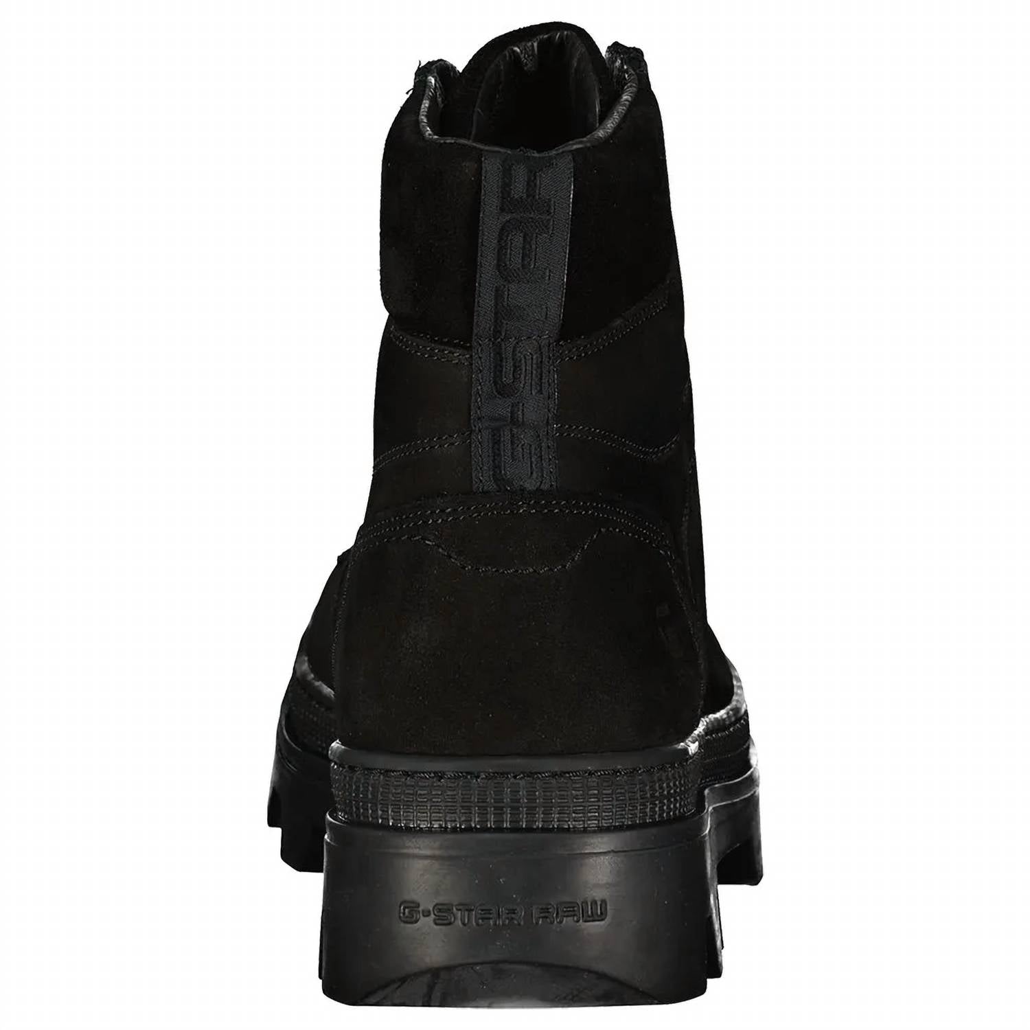 G-Star Men's Noxer High Nubuck Round Toe Platform Boots in black - men's boots - view 4