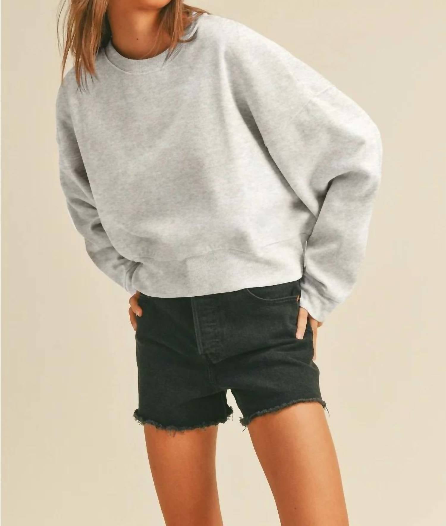 Honestee - Blank Long Sleeve Sweatshirt