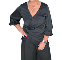 Before You Collection - Satin V-neck Top