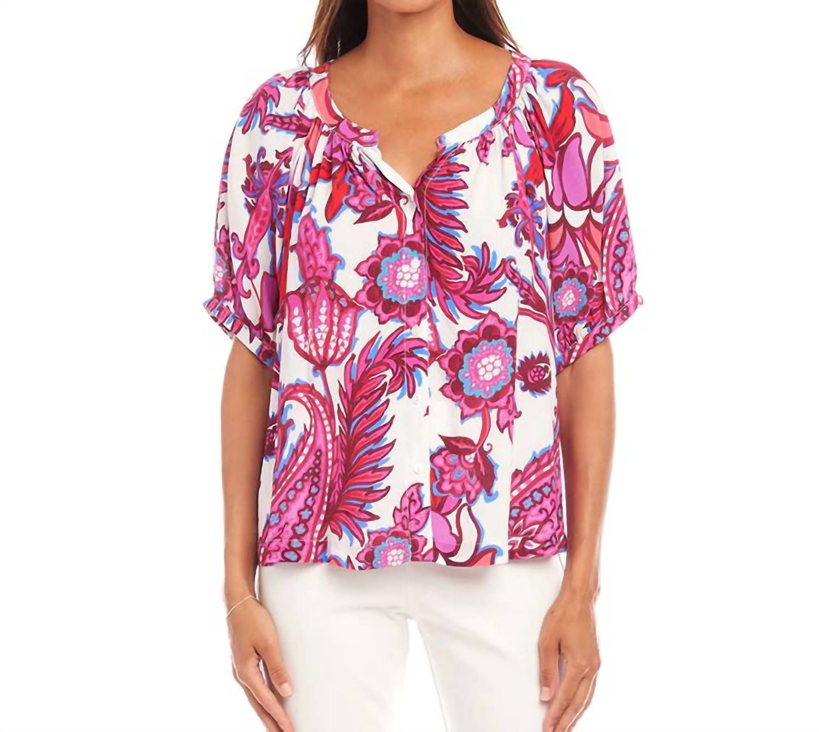 Karen Kane - Peasant Top 2