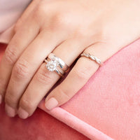 Starlette Women's Maria Stackable Ring in silver - women's jewelry - view 4