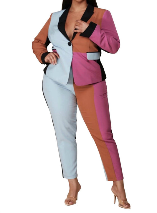 L'Atiste - Colorblock Pant Suit