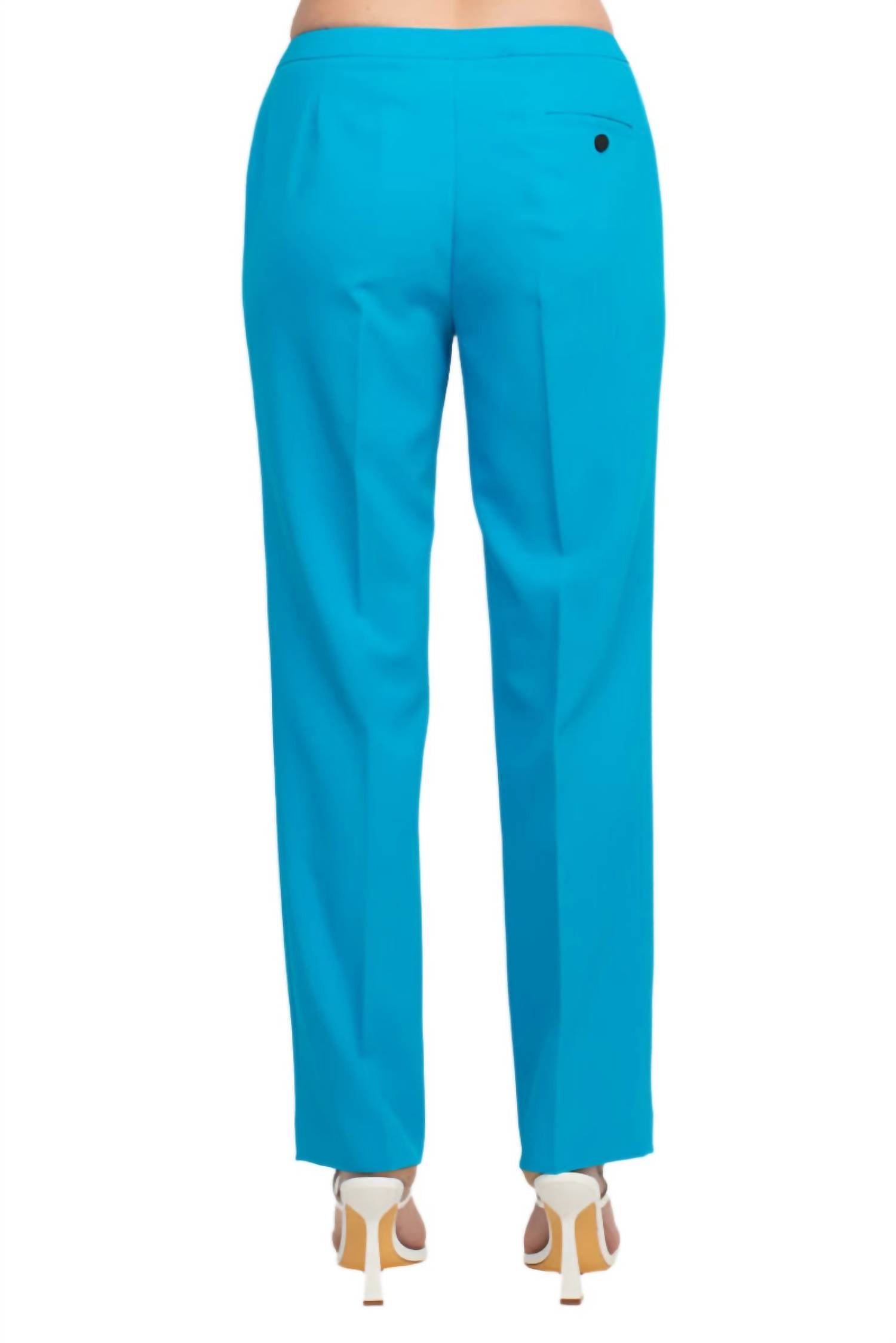 John Meyer Collection - Notched Collar Crepe Suit Set