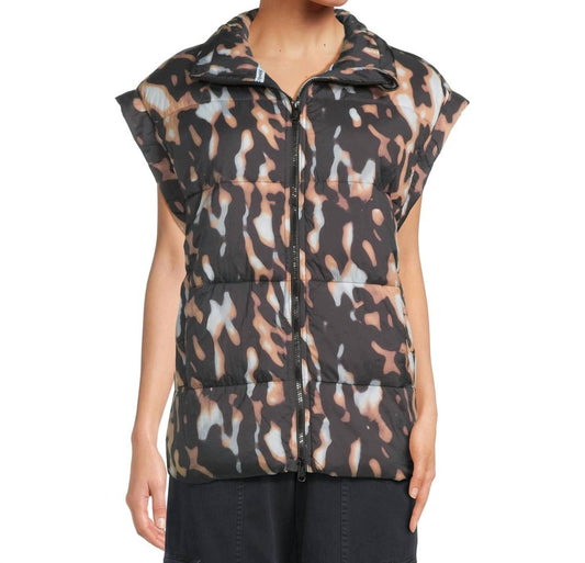 Free People - Printed In A Bubble Puffer Vest