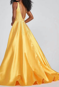 Ellie Wilde - Satin And Hot Fix Stones Gown