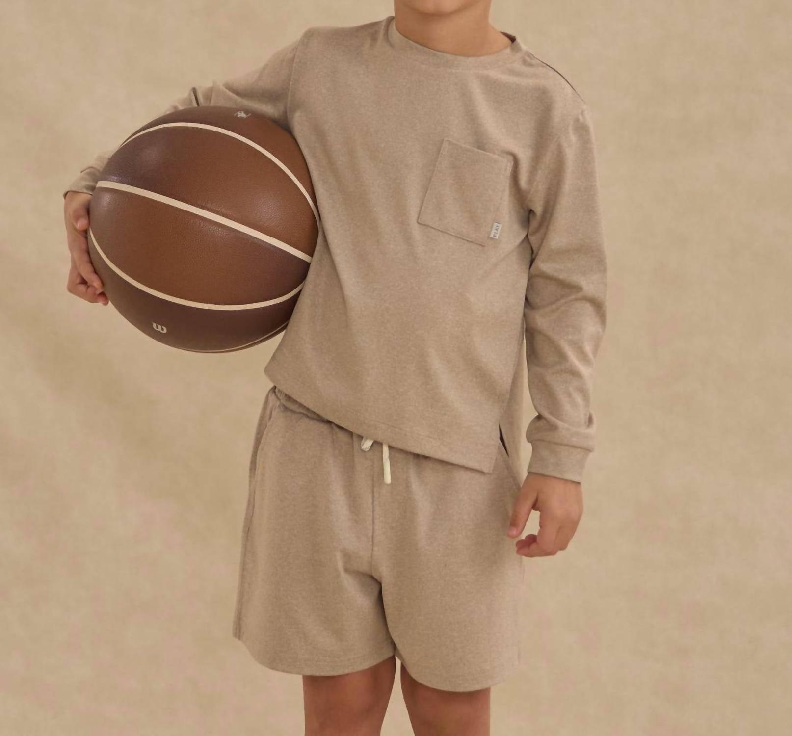 Rylee + Cru - Boy's Long Sleeve Pocket Tee