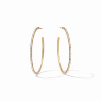 Julie Vos - Women's Windsor Hoop Cubic Zirconia Earrings
