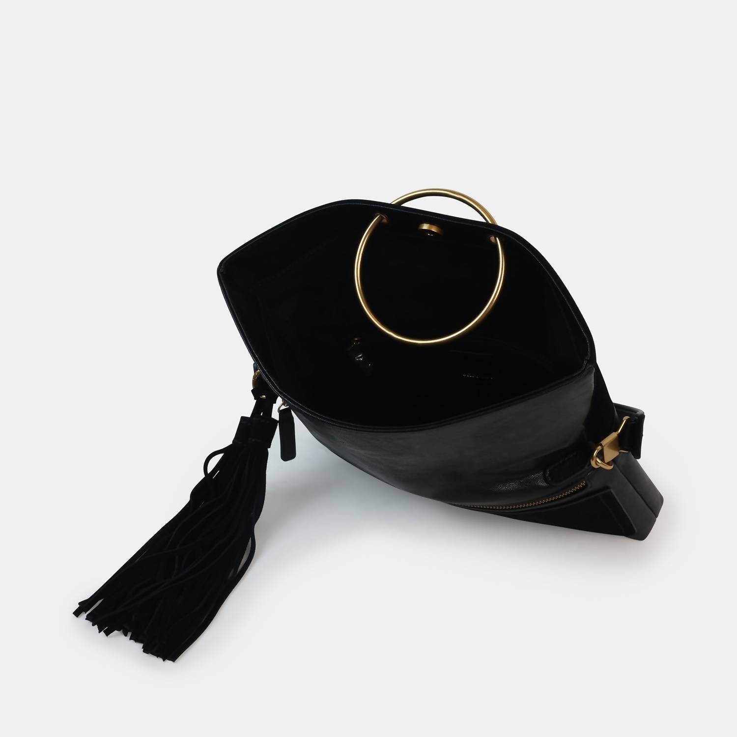 Dolce Vita Women's Delilah Handbag in black 1 - women's bag - alternate view