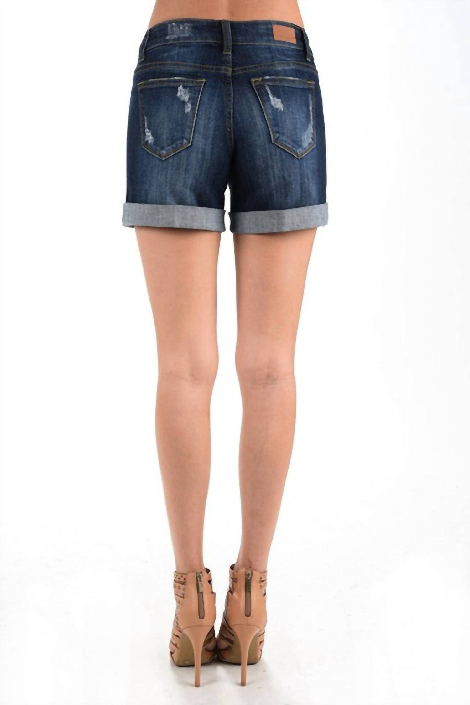 Judy Blue - Women's Cuffed Jean Short