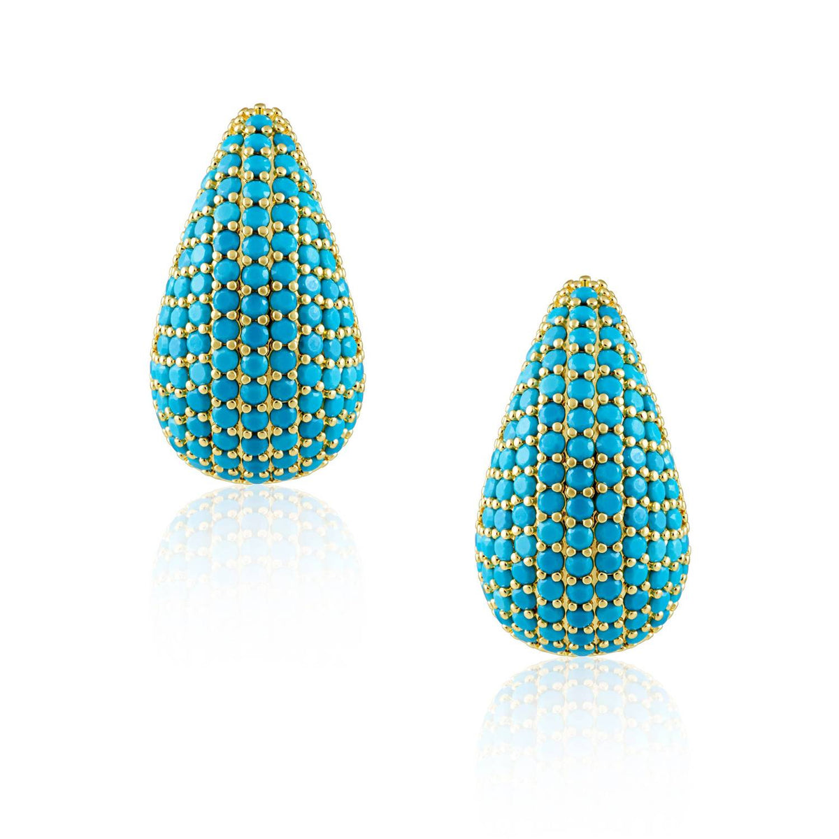 Sahira Jewelry Design - Celine Cubic Zirconia Raindrop Earring