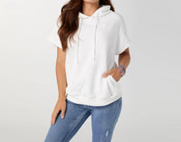 Coco + Carmen - Arianna Short Sleeve Hoodie