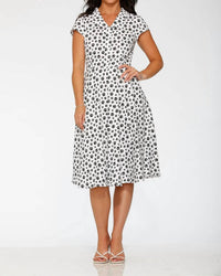 Orchid Bloom - Cat Paw Swing Dress