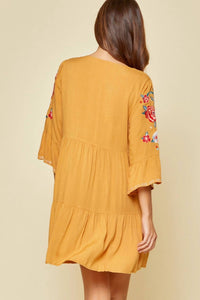 Savanna Jane - Embroidered Babydoll Dress