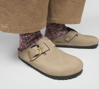 Birkenstock - Women's Boston Big Buckle Oiled Leather Slippers