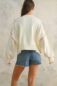 Miou Muse - Rope Usa Knit Sweater