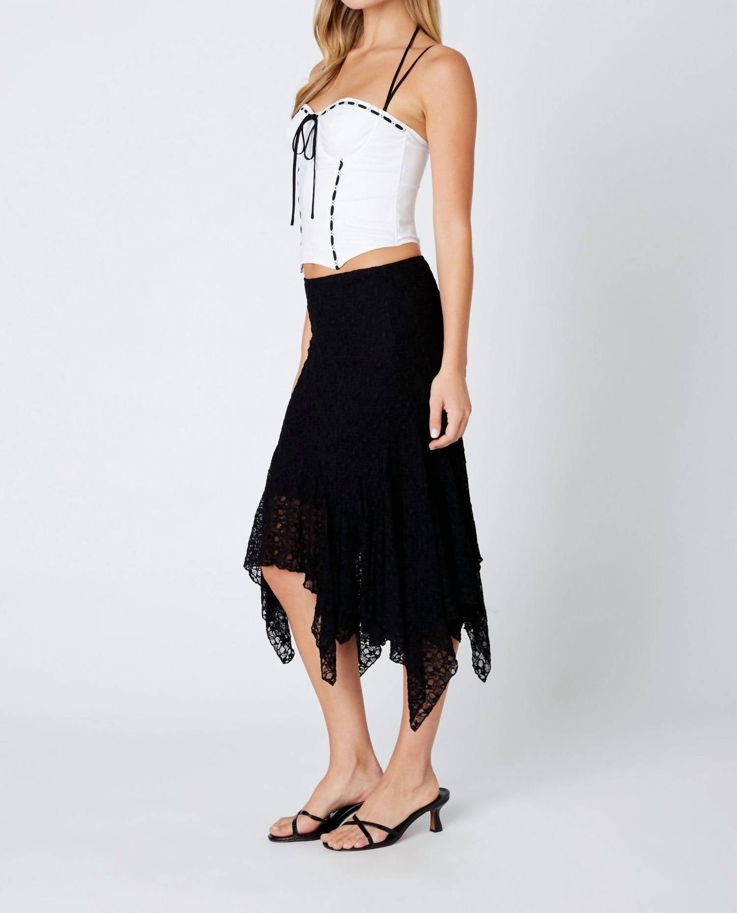 Cla - Lace Midi Skirt