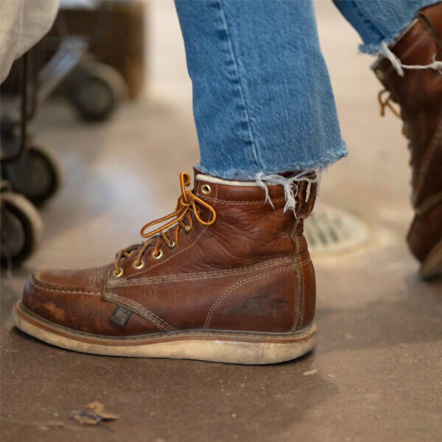 Thorogood - Men's American Heritage 6" Work Safety Toe Boots