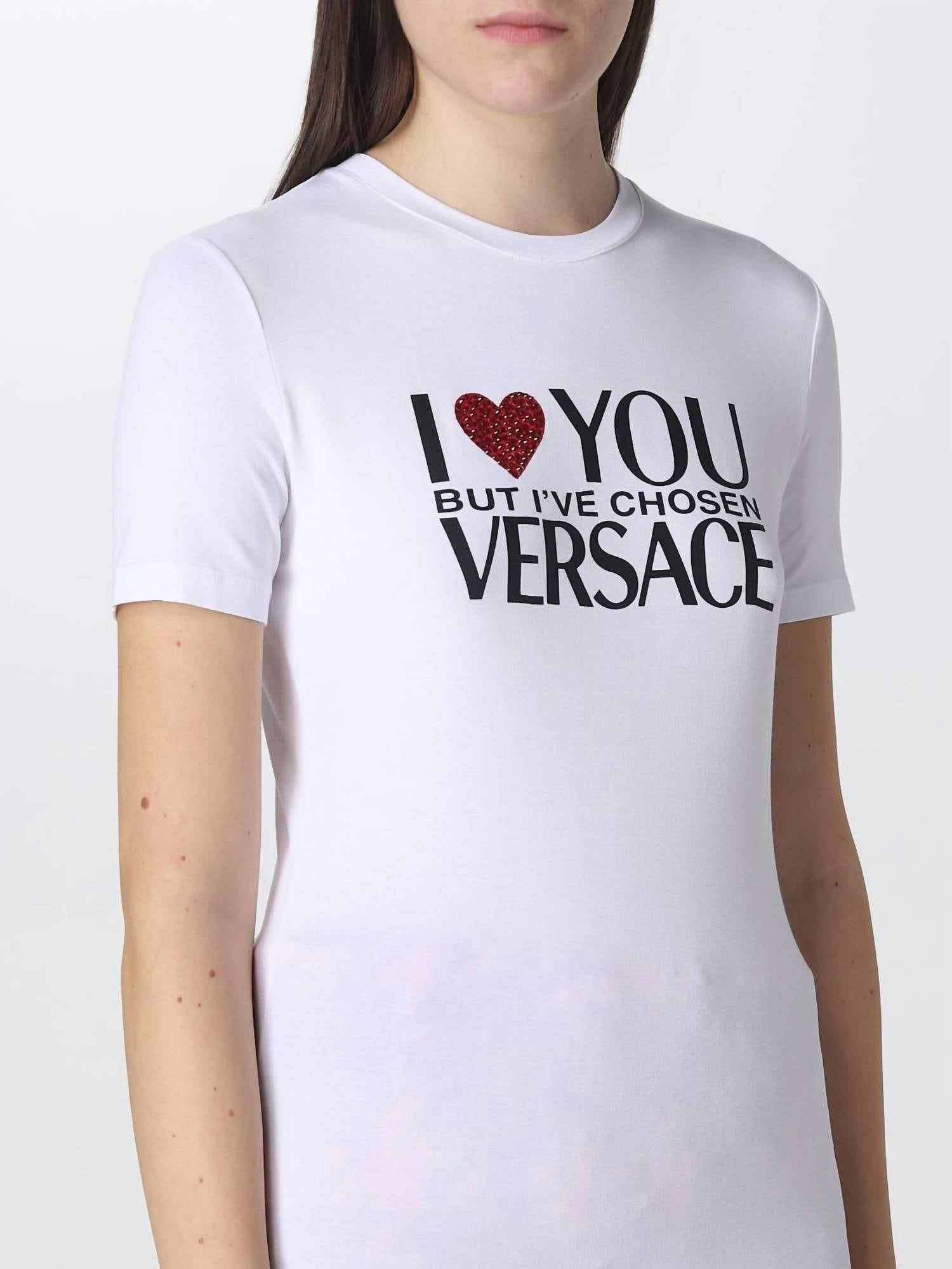 Versace - Logo Printed Crewneck T-shirt