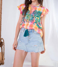 Thml - Sea Dreams Embroidered Top