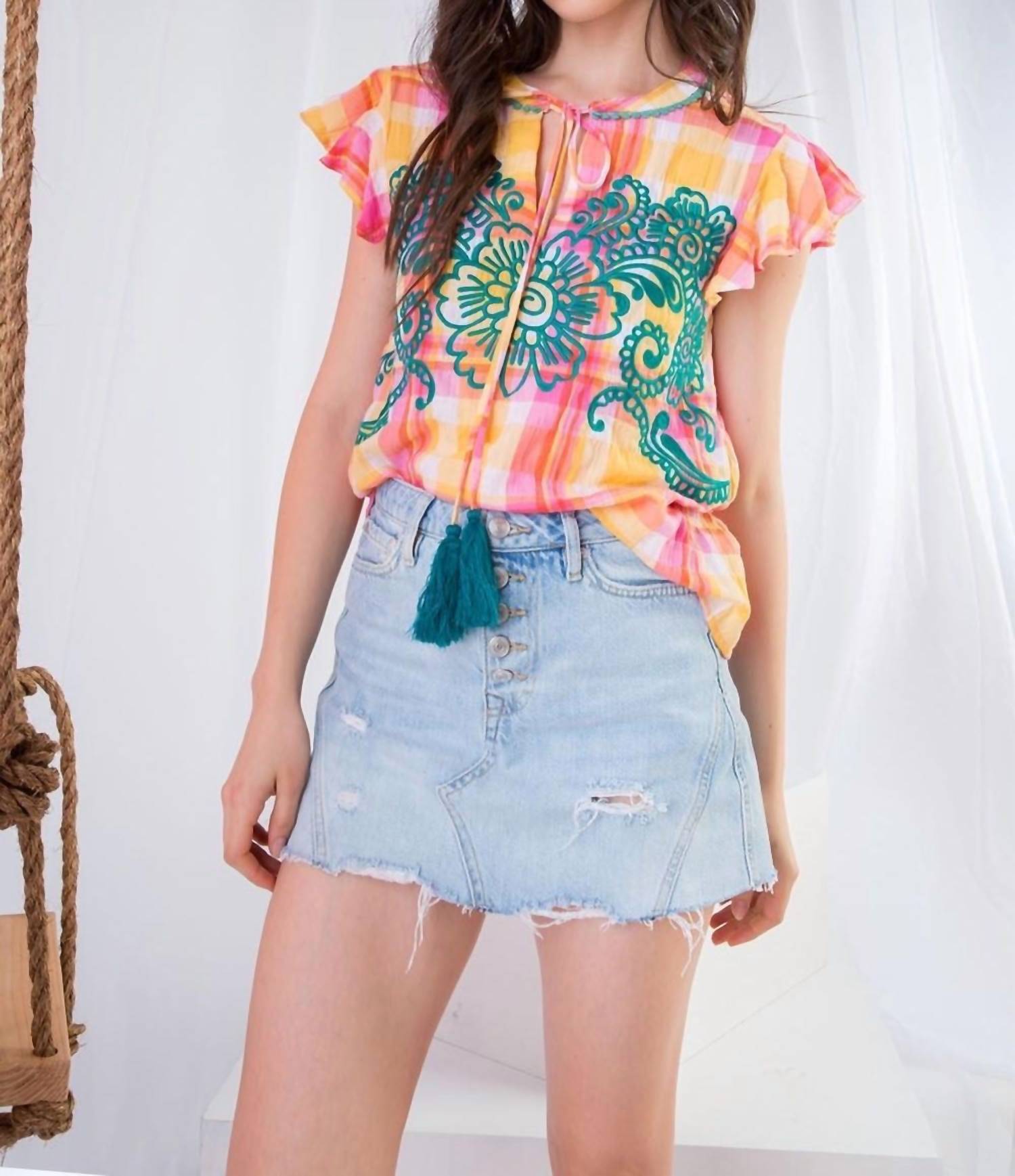 Thml - Sea Dreams Embroidered Top