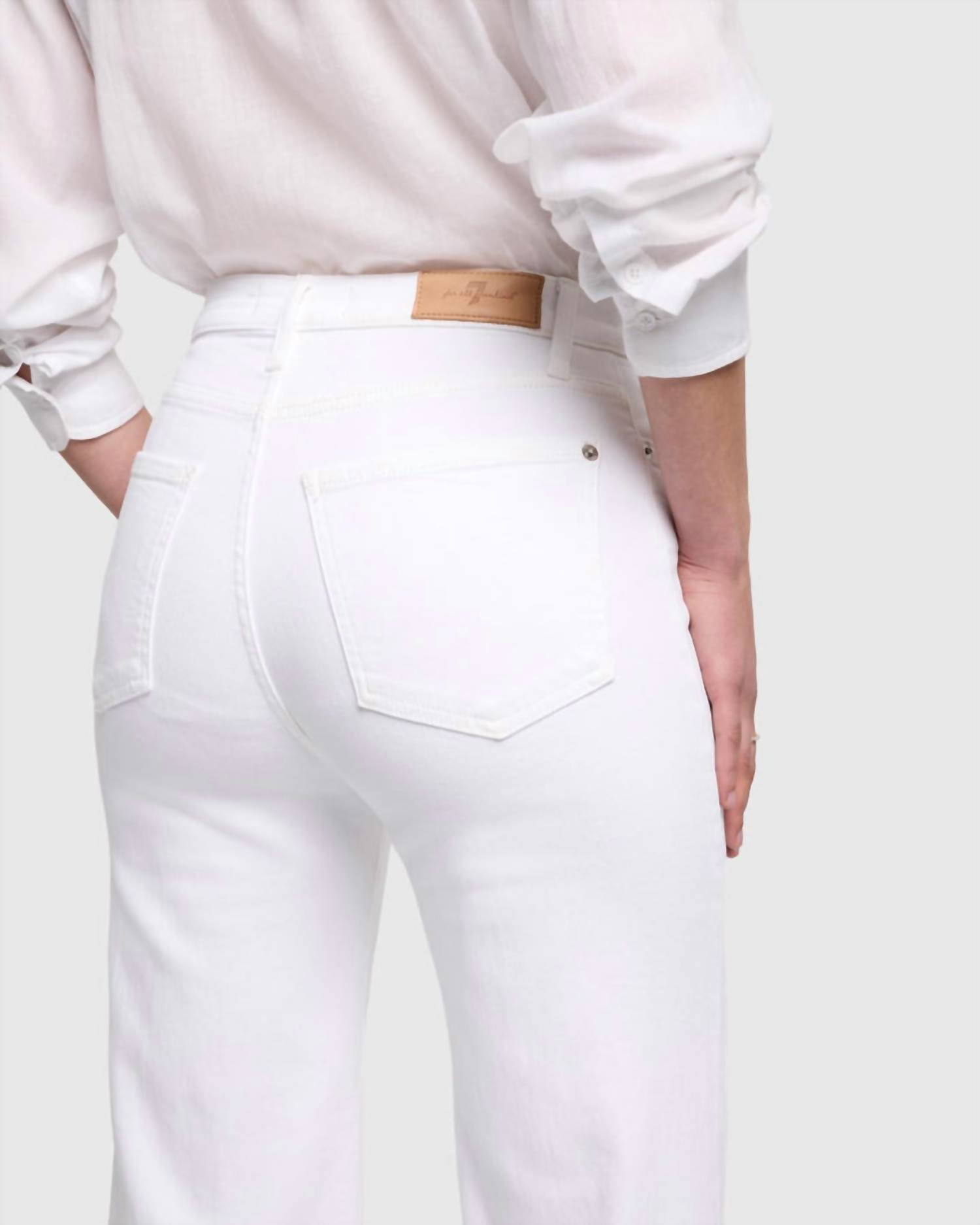 7 For All Mankind - Luxe Vintage Ultra High Rise Cropped Pant